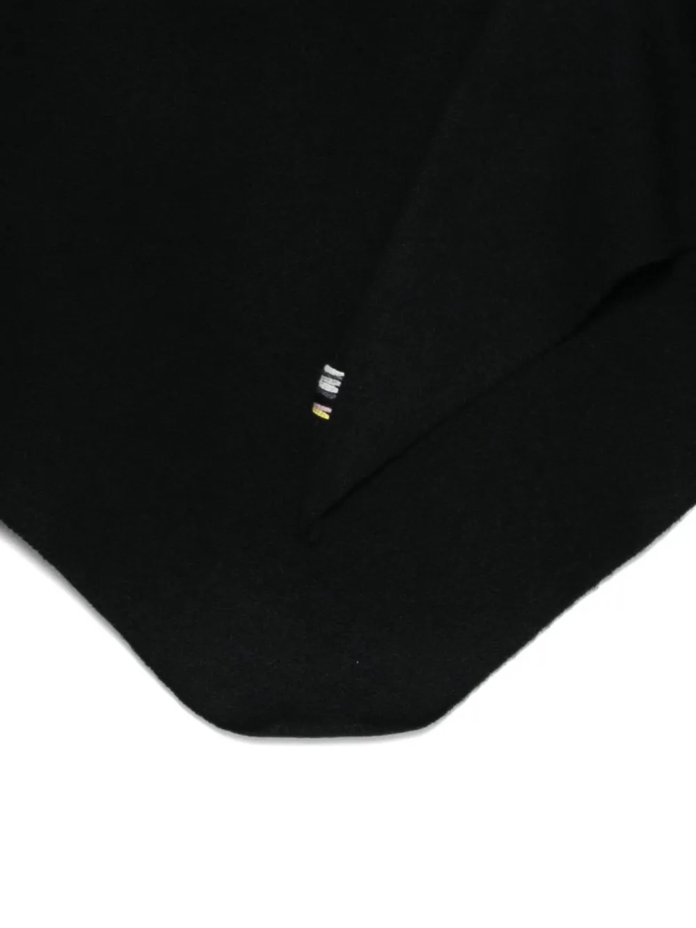 extreme cashmere Gestrikte sjaal Zwart