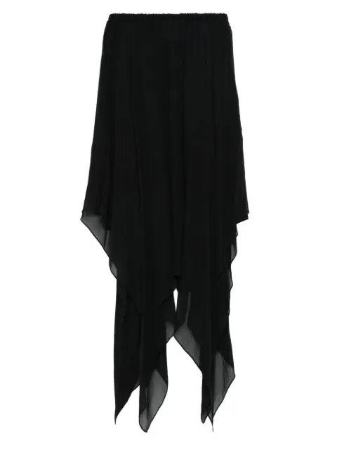 Saint Laurent Pre-Owned 1990s silk asymmetric skirt