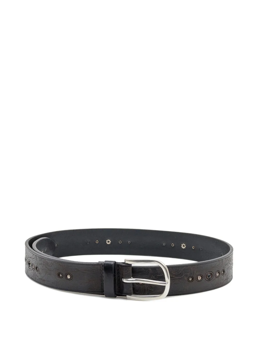 Orciani cinturón con motivo floral y apliques | negro | Image 1