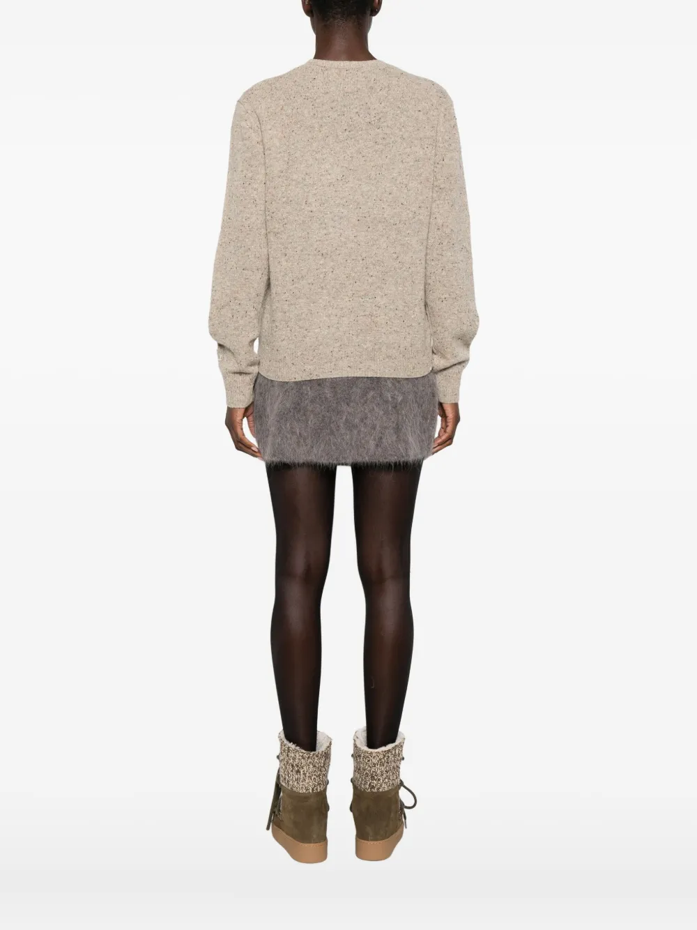 Mc2 Saint Barth X Peanuts New Queen Jumper In Neutral