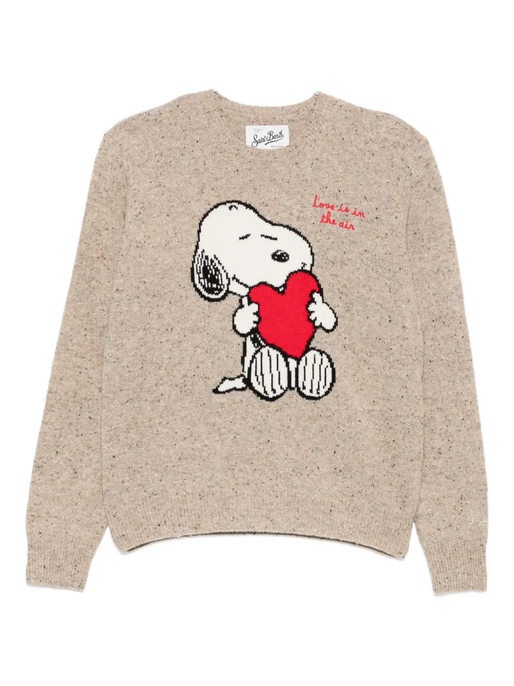 Mc2 Saint Barth X Peanuts New Queen Jumper In Neutral