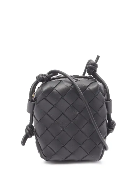 Bottega Veneta Pre-Owned 2012-2025 Candy Lambskin Intrecciato Vertical Loop crossbody bag