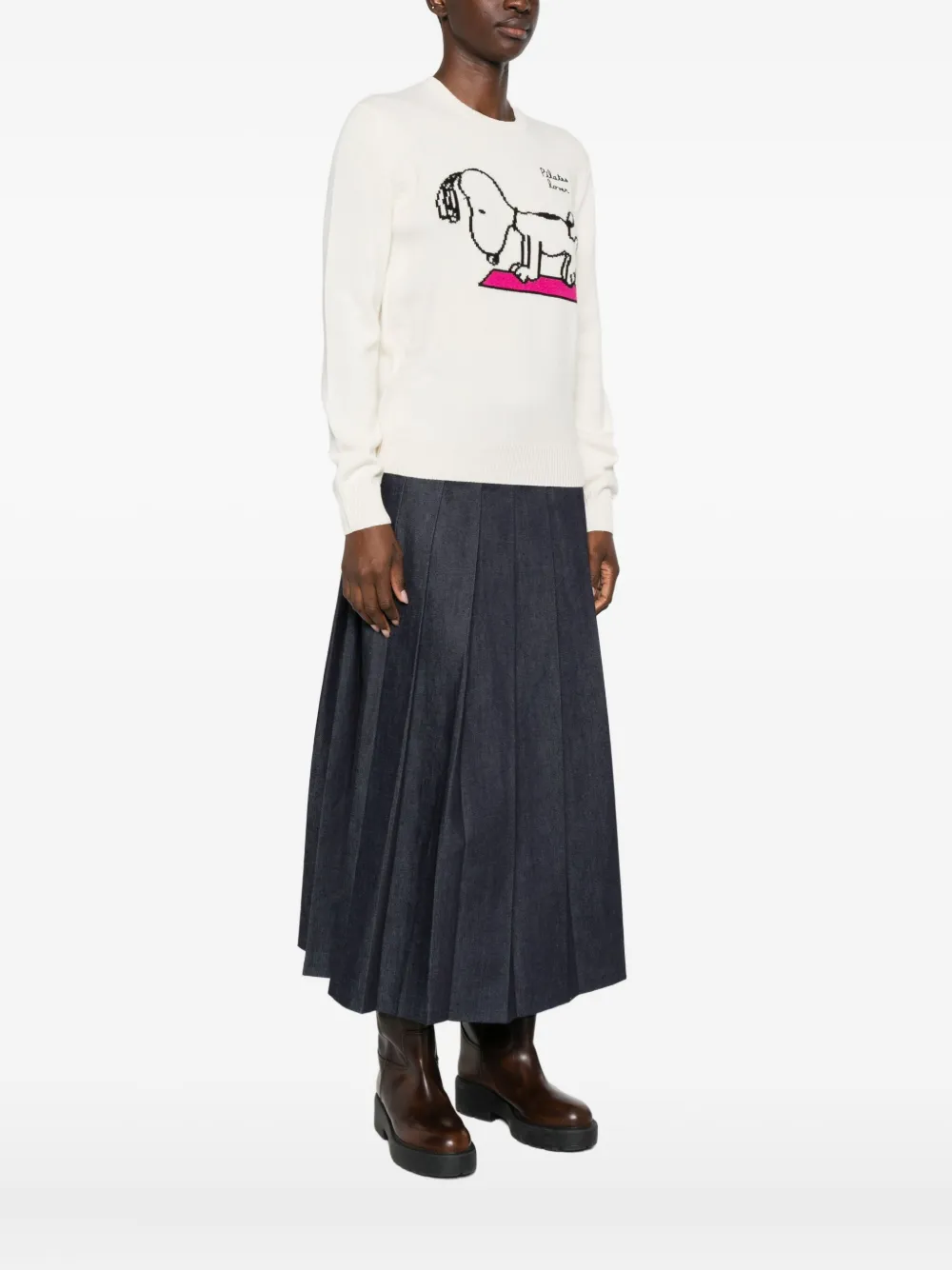 Mc2 Saint Barth X Peanuts New Queen Jumper In Multi