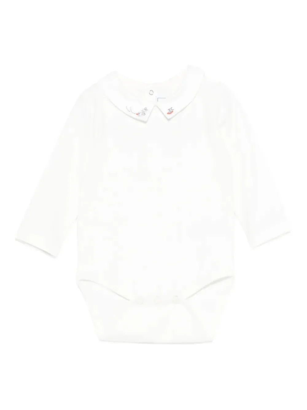Tartine Et Chocolat Polo Shirt Bodysuit In White