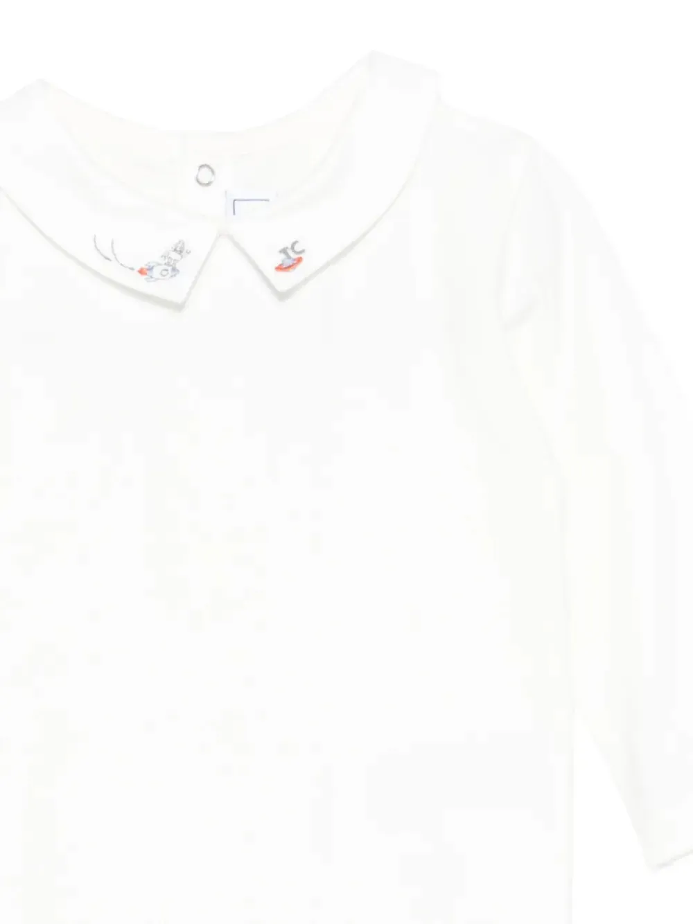 Tartine Et Chocolat Polo Shirt Bodysuit In White