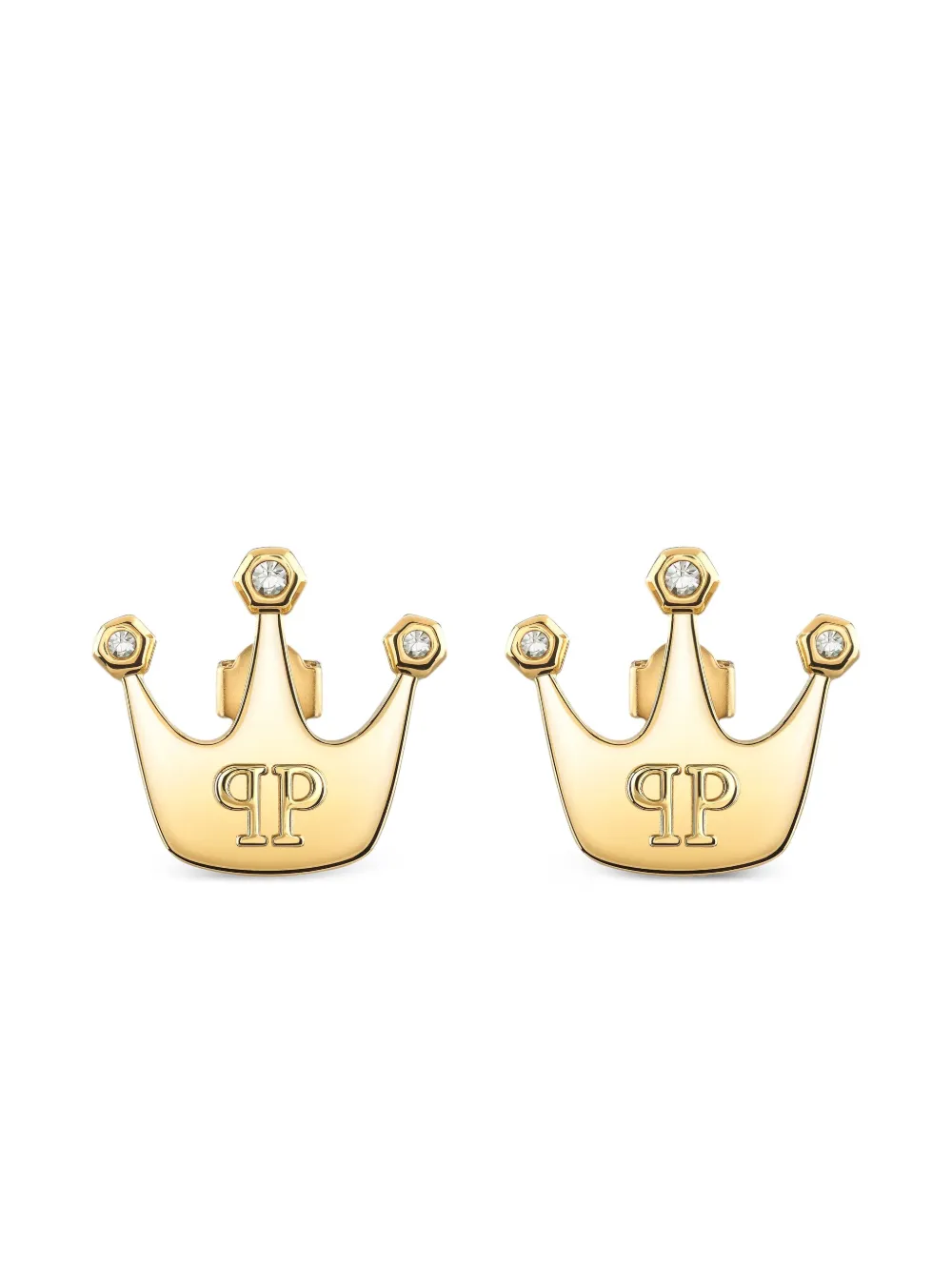 Philipp Plein Orecchini Crown Plein Valentine - Oro