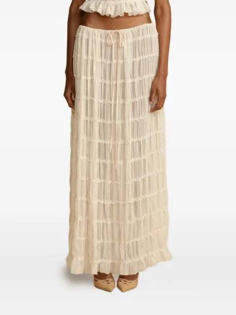 ARCINA ORI Juliette ruched maxi skirt