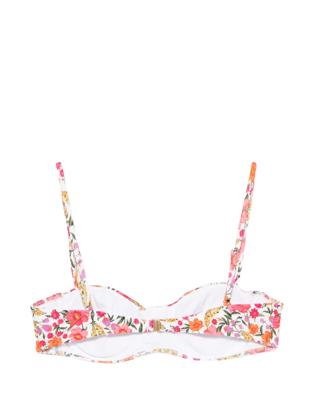  Farm Rio Banana-print Underwire Bikini Top - White 