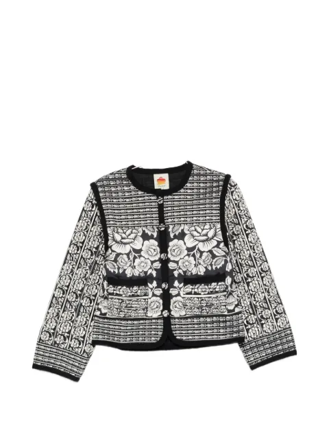 FARM Rio Cashews And Birds Ri padded jacket