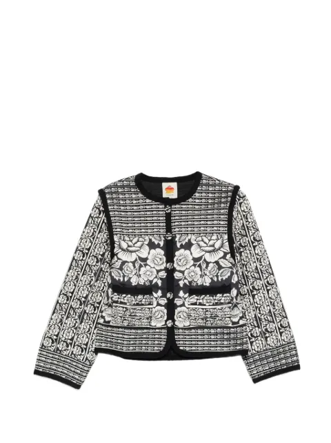 FARM Rio Cashews And Birds Ri padded jacket