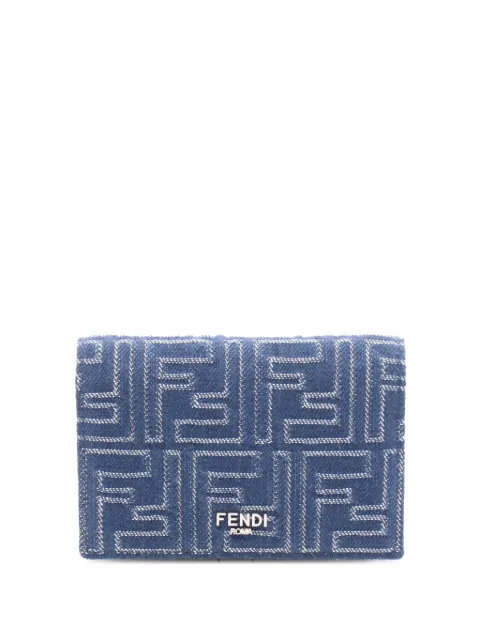 Fendi Pre-Owned tarjetero de mezclilla 2010-2025
