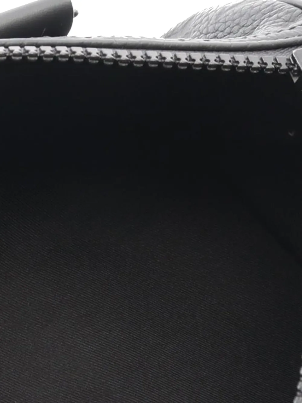 Pre-owned Louis Vuitton 2021-2025 Monogram Taurillon Keepall Bandouliere 25 Satchel In Black