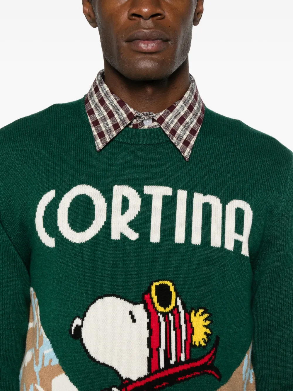 MC2 Saint Barth x Peanuts Heron trui Groen