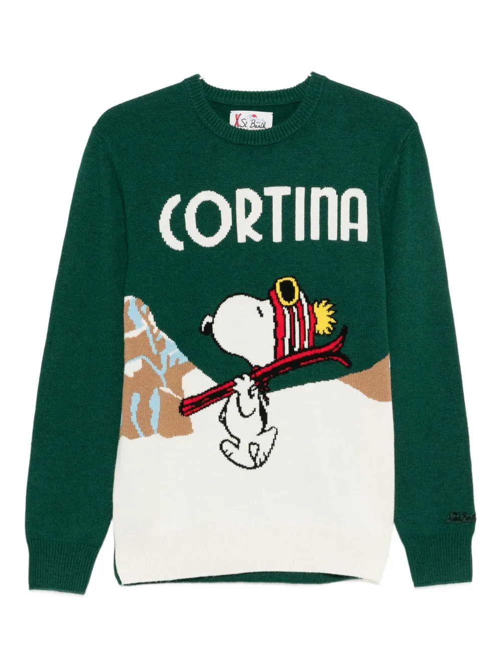 MC2 Saint Barth x Peanuts Heron jumper | Green | Image 1