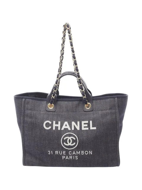 CHANEL Pre-Owned 2012-2013 Denim Deauville tote bag