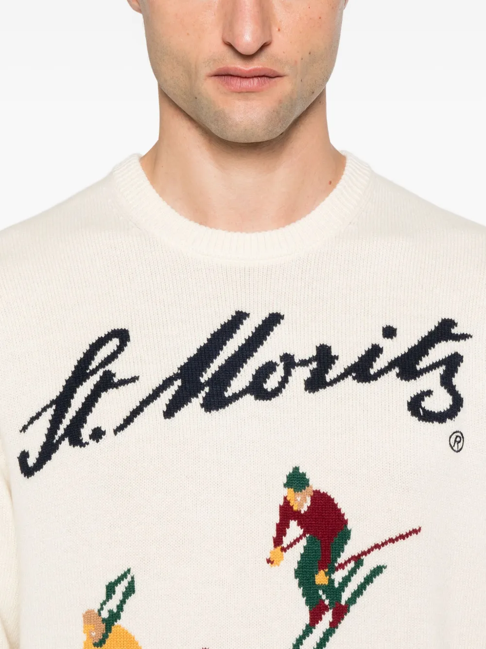 MC2 Saint Barth x St. Moritz Heron trui Wit