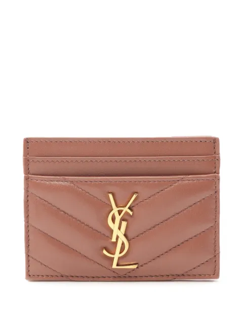 Saint Laurent Pre-Owned 2013-2025 Lambskin Cassandre case card holder