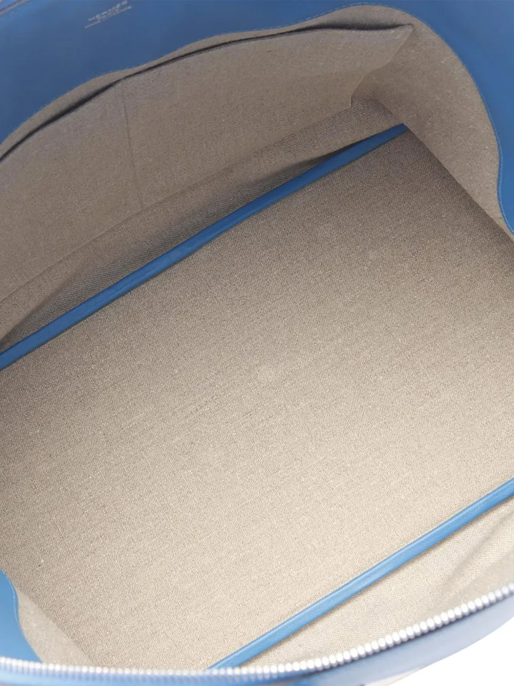 Pre-owned Hermes 2019 Evercolor Bolide Relax 45 Handbag In Blue