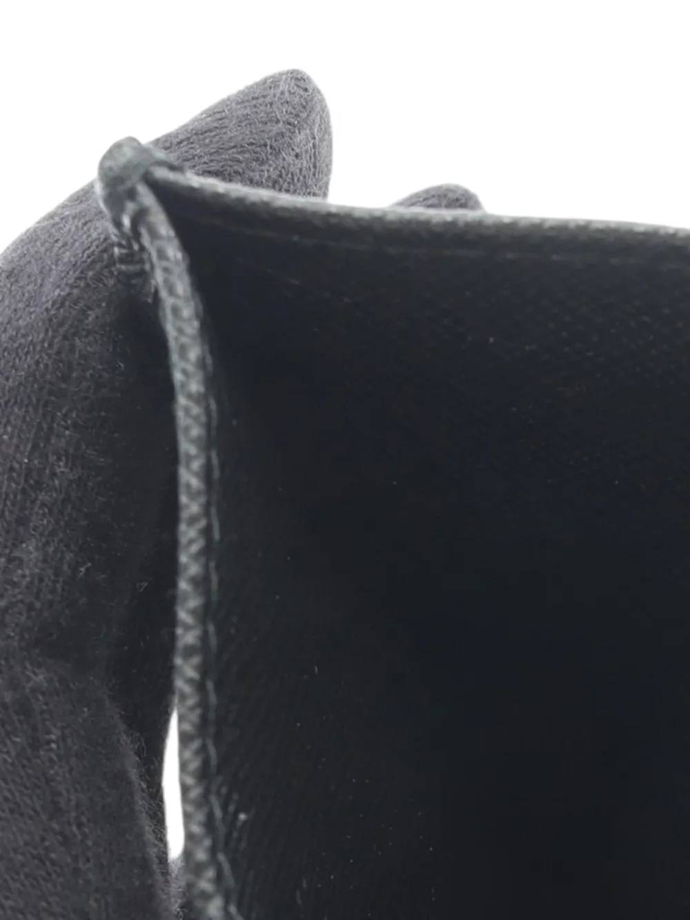 Pre-owned Prada 2013-2025 Tessuto Re-nylon Logo Case Card Holder In Black