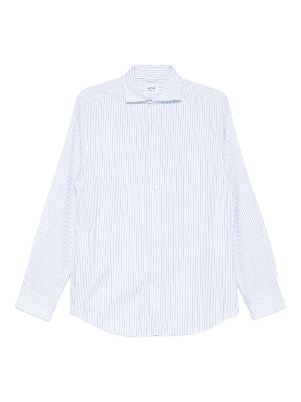 ASPESI chemise en coton à rayures | bleu | Image 1