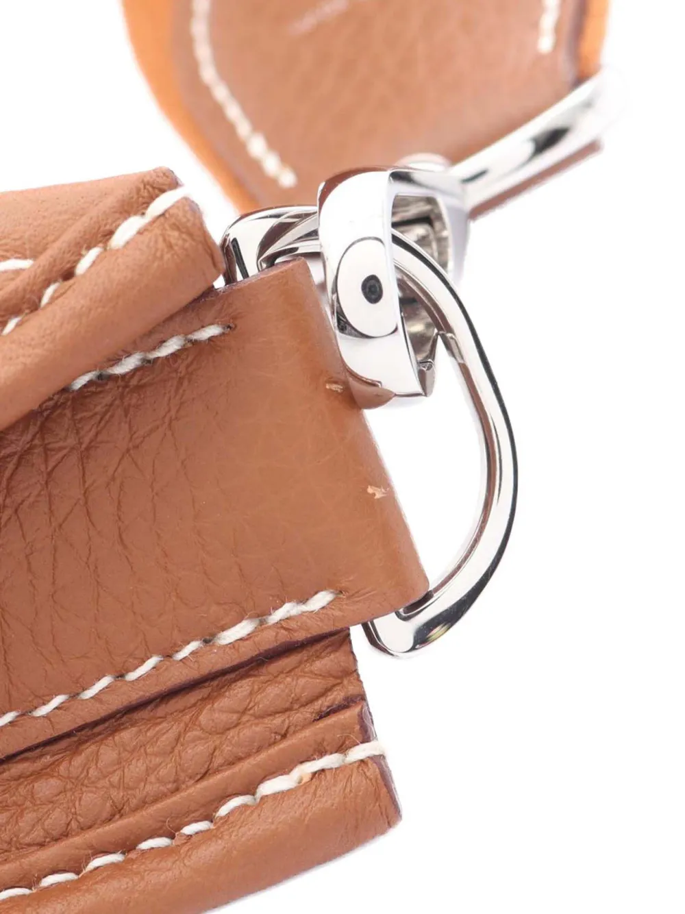 Pre-owned Hermes 2022 Clemence Evelyne Iii Pm Shoulder Bag In Brown