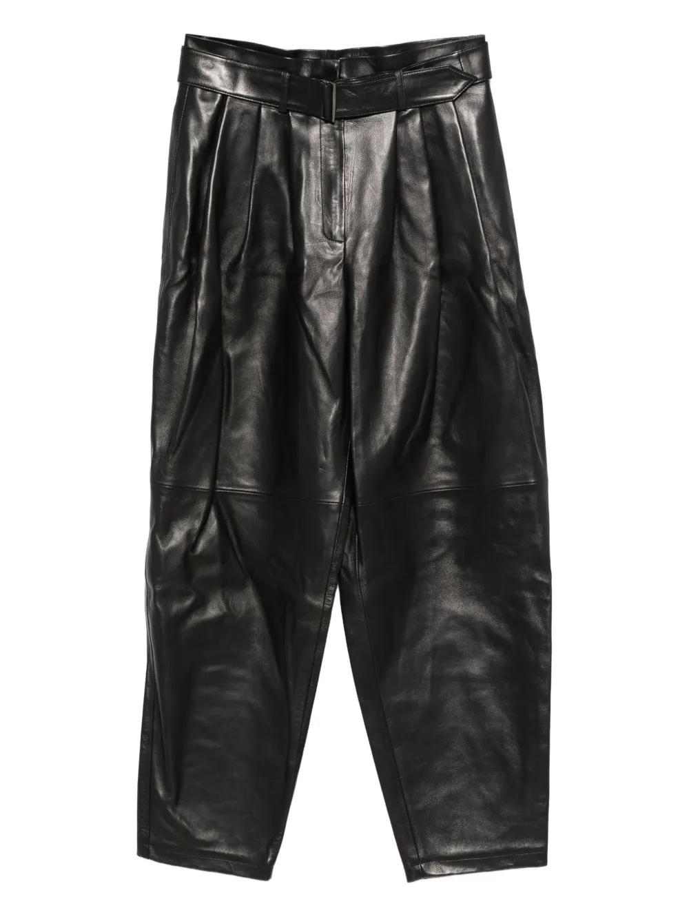 Magda Butrym belted leather trousers | Black | Image 1