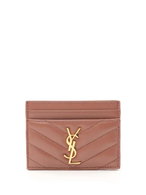 Saint Laurent Pre-Owned 2013-2025 Lambskin Cassandre Case card holder