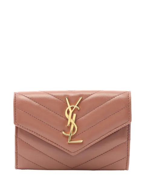 Saint Laurent Pre-Owned 2013-2025 Lambskin Cassandre Wallet small wallets