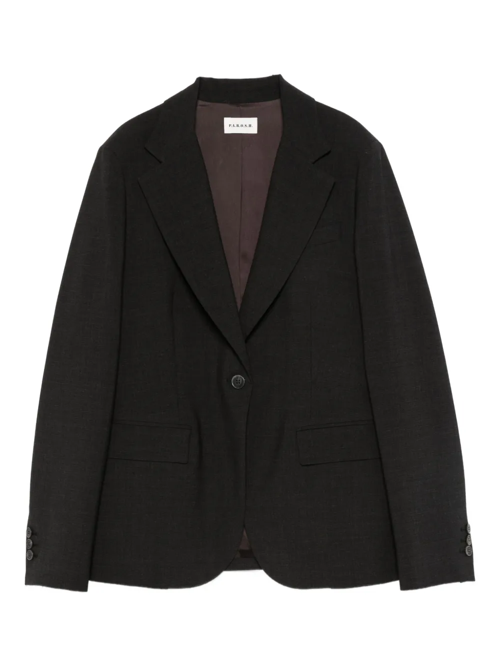 P.A.R.O.S.H. single-breasted blazer | Black | Image 1