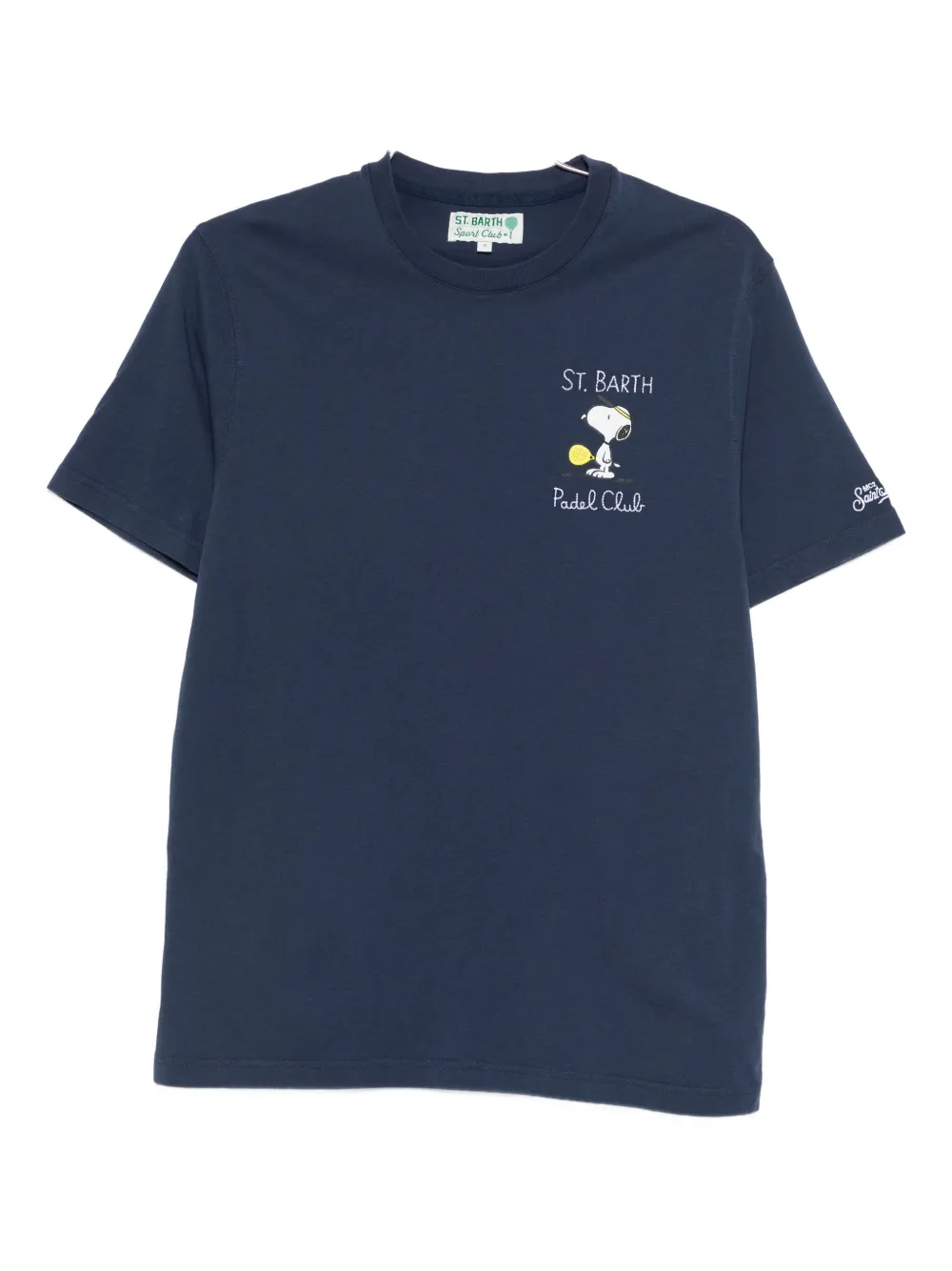 Mc2 Saint Barth Snoopy Padel T-shirt In Blue