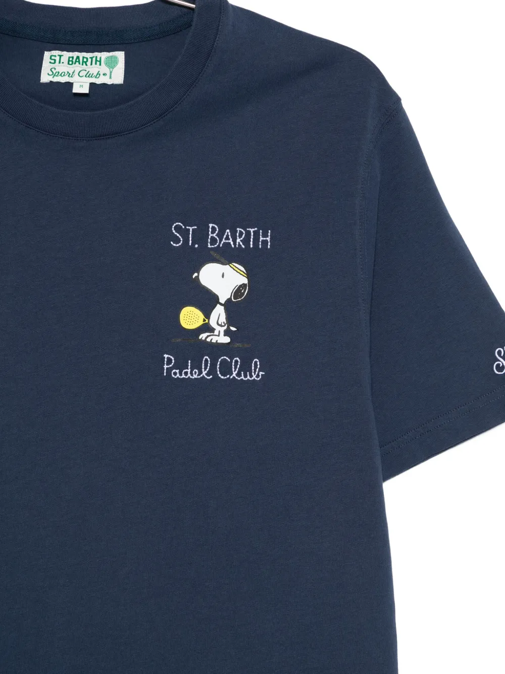 Mc2 Saint Barth Snoopy Padel T-shirt In Blue