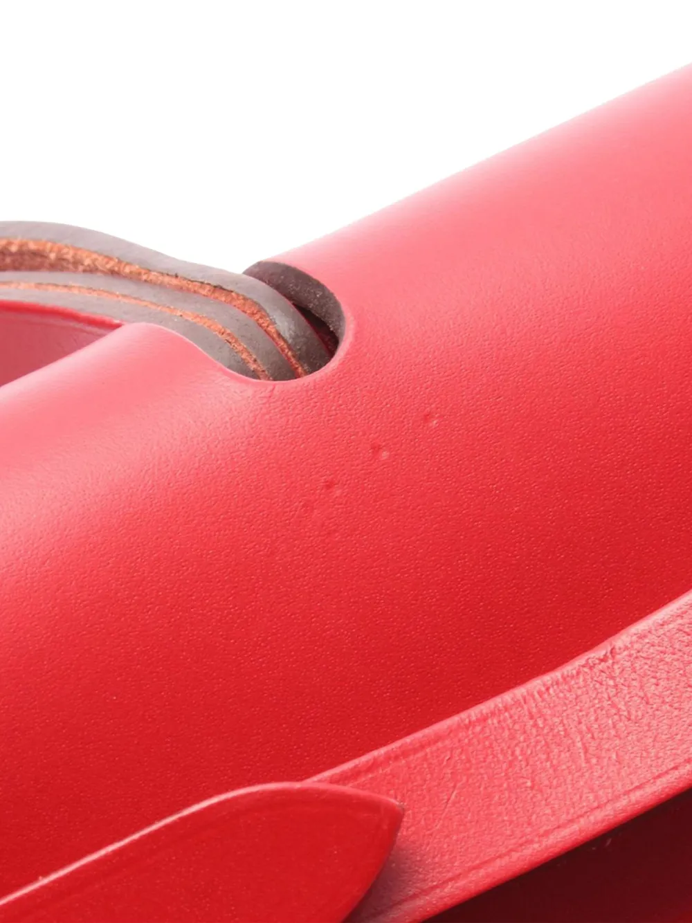 Pre-owned Hermes 2019 Toile Militaire Canvas And Vache Leather Herbag Zip Pm Handbag In Red