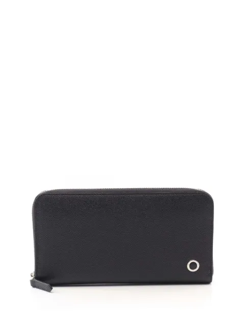 Bvlgari Pre-Owned 2010-2025 Leather Bvlgari Bvlgari Man Zip Around Wallet long wallets