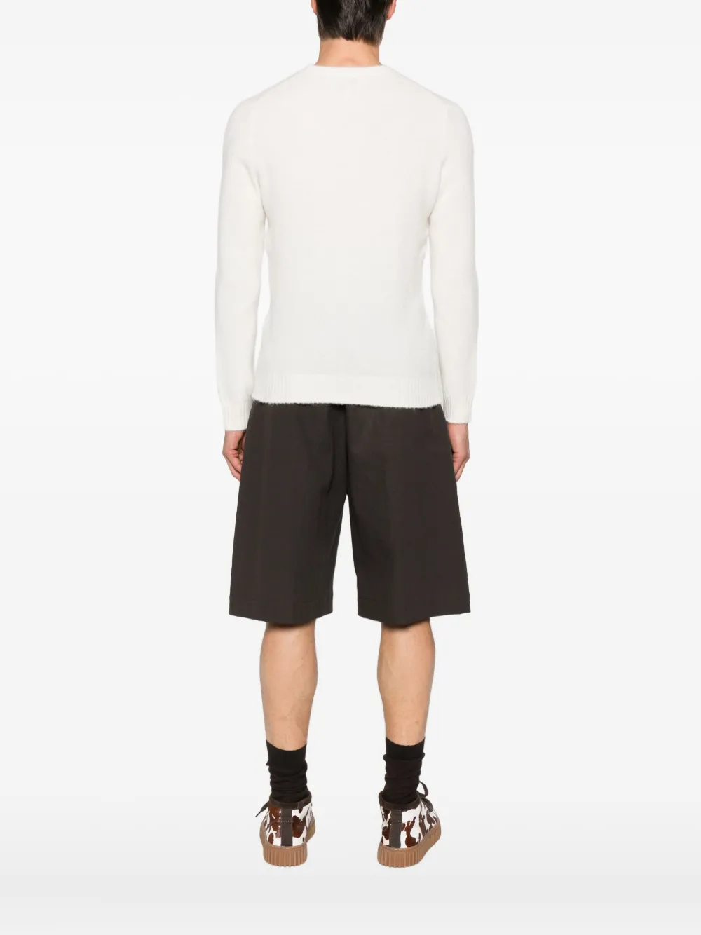 Mc2 Saint Barth Regent Crew-neck Sweater In White