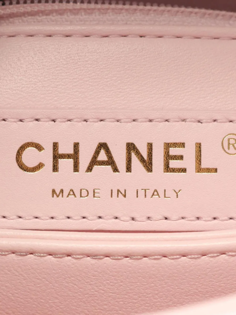 Pre-owned Chanel 2021-2025 Mini Caviar Coco Top Handle Bag Satchel In Pink