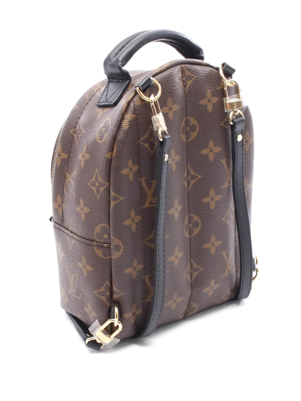 Pre-owned Louis Vuitton 2020 Monogram Mini Palm Springs Backpack In Brown
