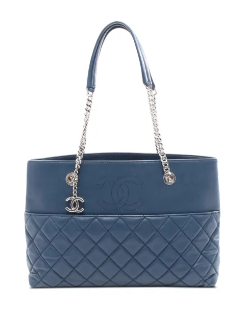 CHANEL Pre-Owned 2016-2017 CC Quilted Lambskin Urban Delight tote bag