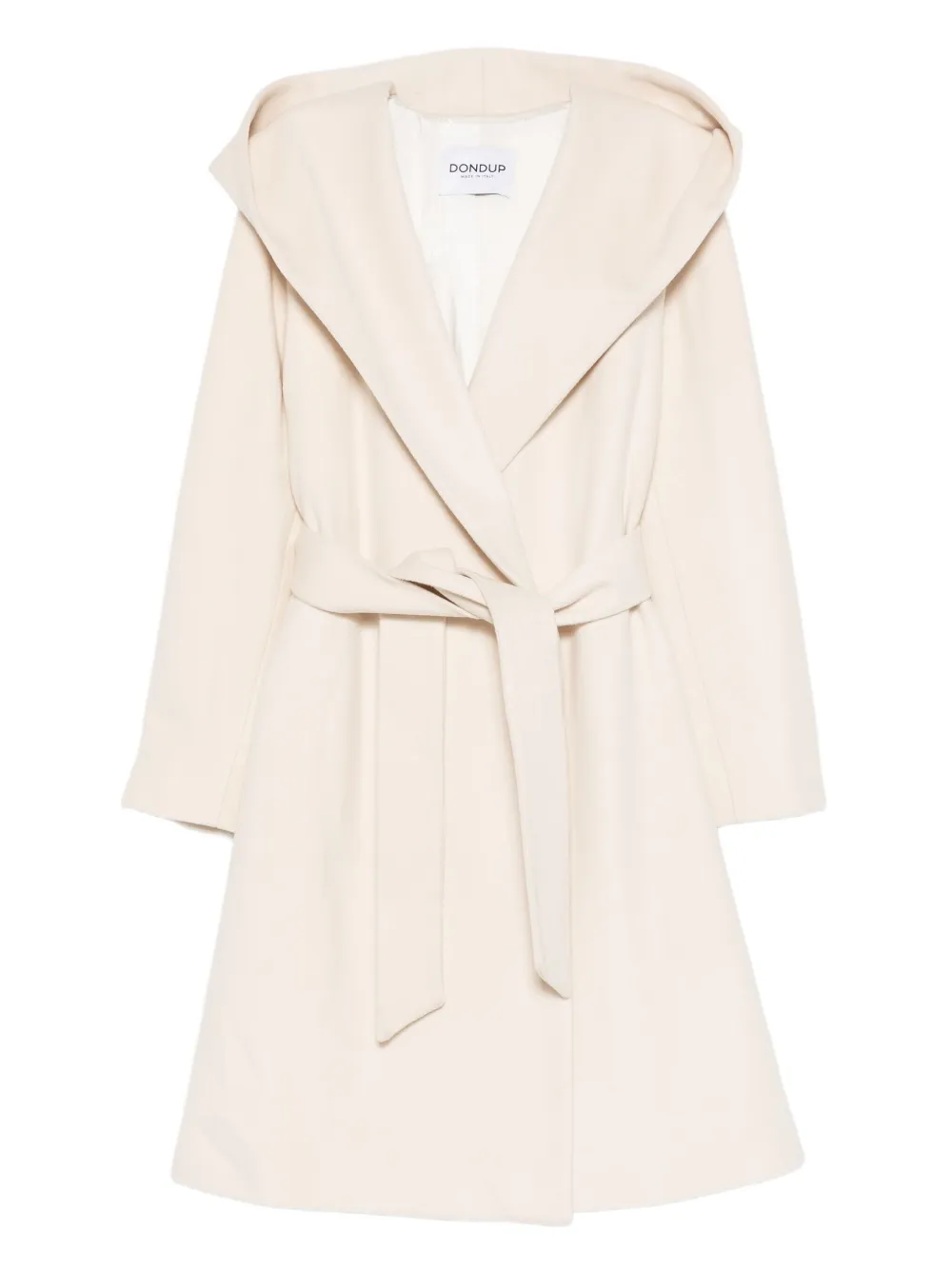 DONDUP hooded belted coat - Toni neutri