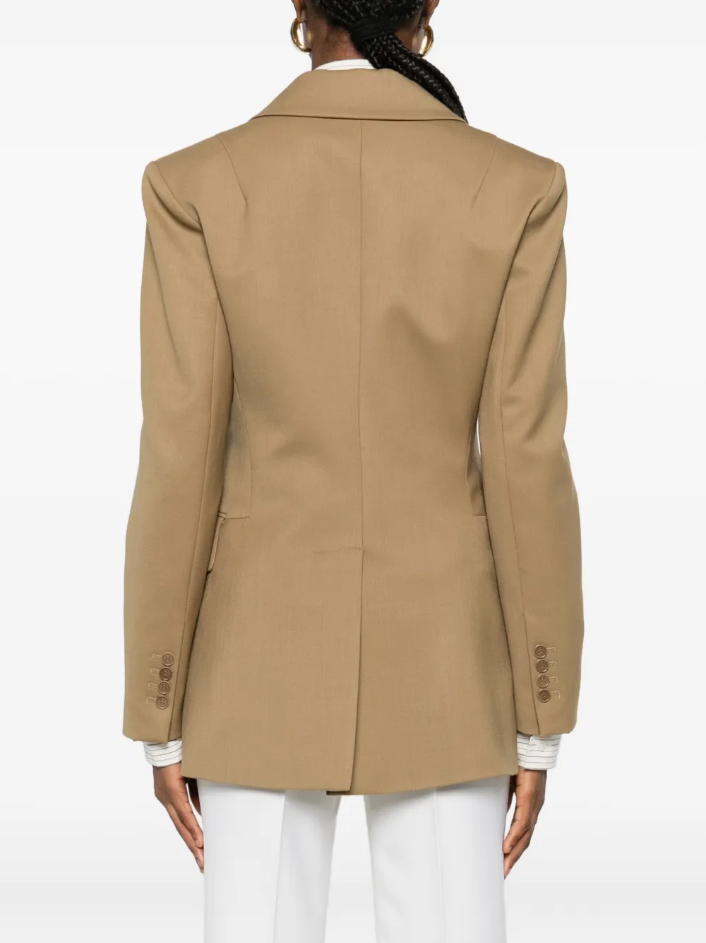 P.a.r.o.s.h Double-breasted Blazer In Brown