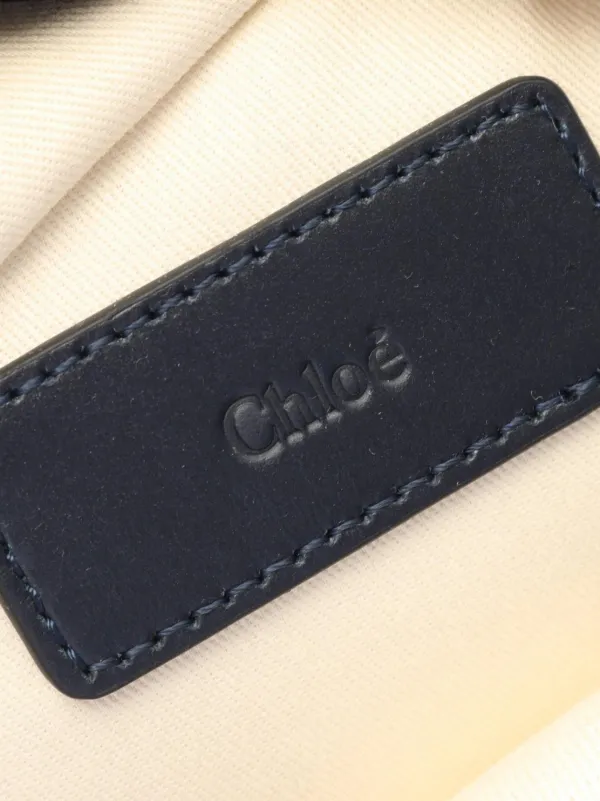 Chloé Pre-Owned 2021-2025 Kids Canvas Logo Backpack | Brown