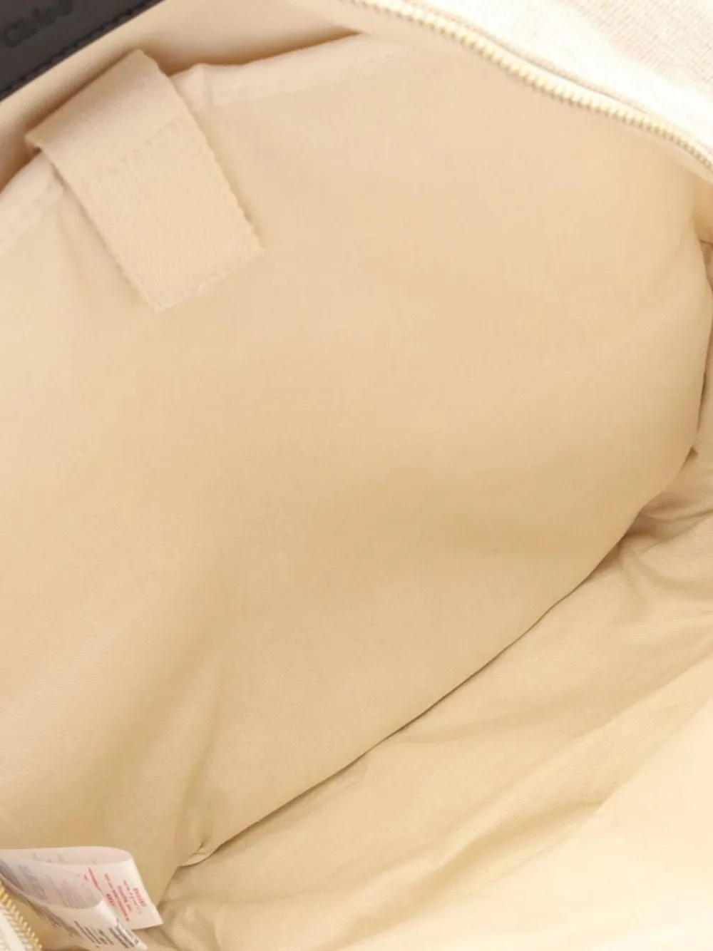 Chloé Pre-Owned 2021-2025 Kids Canvas Logo Backpack | Brown