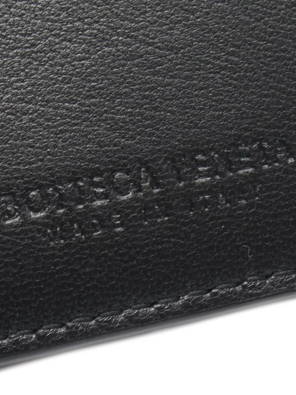 Pre-owned Bottega Veneta 2012-2025 Nappa Intreccio Cassette Zipped Case Card Holder In Black