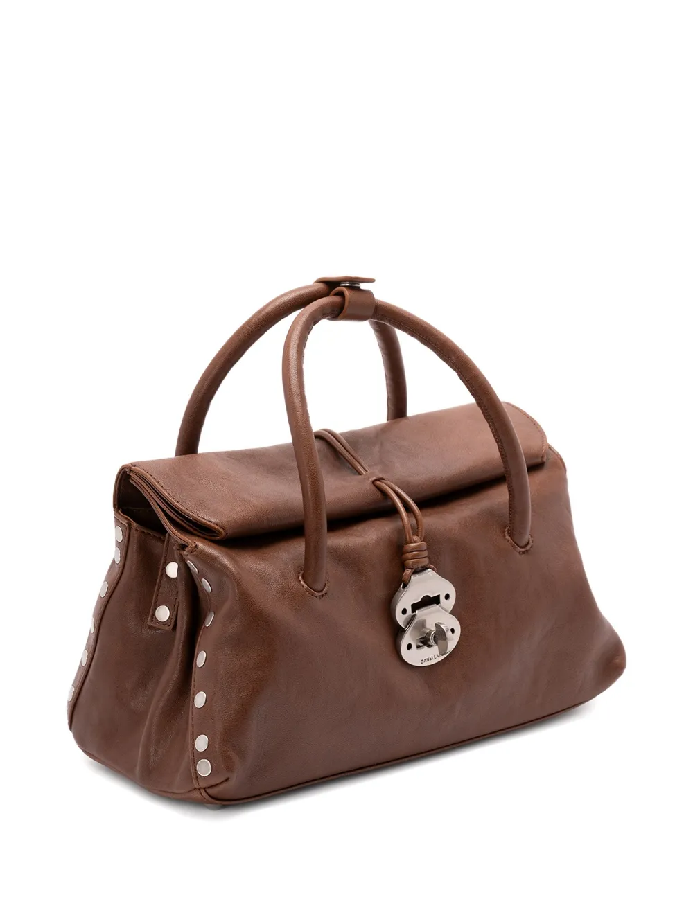Zanellato Small Dotta Shoulder Bag In Brown