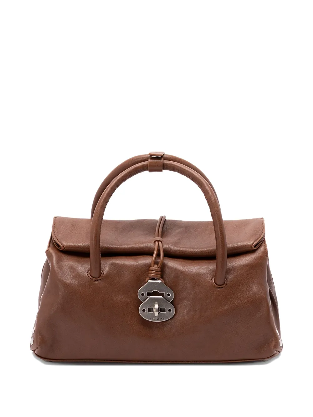 Zanellato Small Dotta Shoulder Bag In Brown