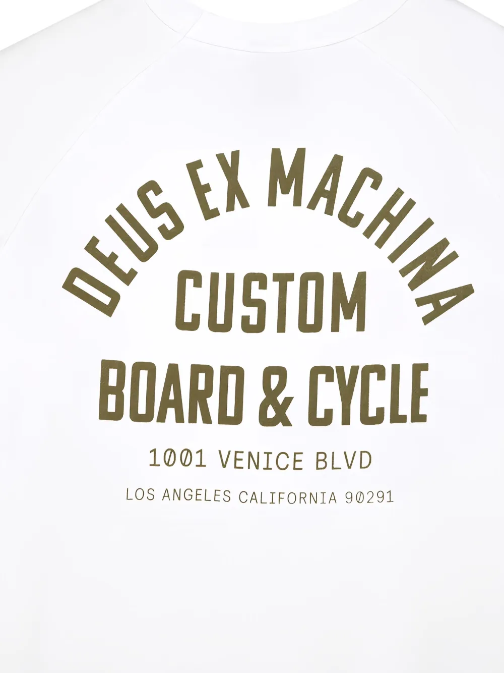 Deus Ex Machina Crew Neck Sweatshirt In White