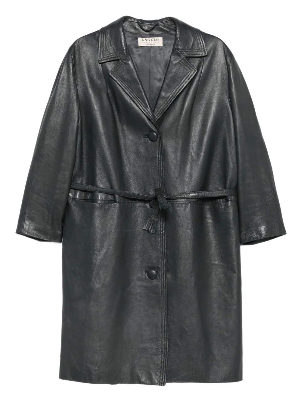 A.N.G.E.L.O. Vintage Cult 1960s ベルテッド コート - グレー A.N.G.E.L.O. Vintage Cult 1960s ベルテッド コート - グレー