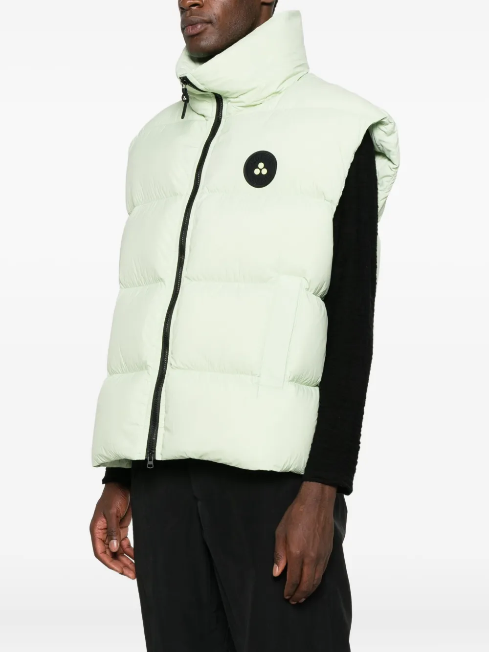 Peuterey Icon On Gilet In Green
