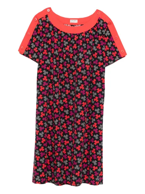 Celine Pre-Owned 1990s clover-print midi dress