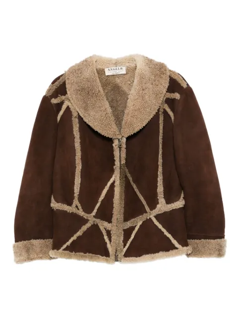 A.N.G.E.L.O. Vintage Cult 1990s shearling-trim jacket