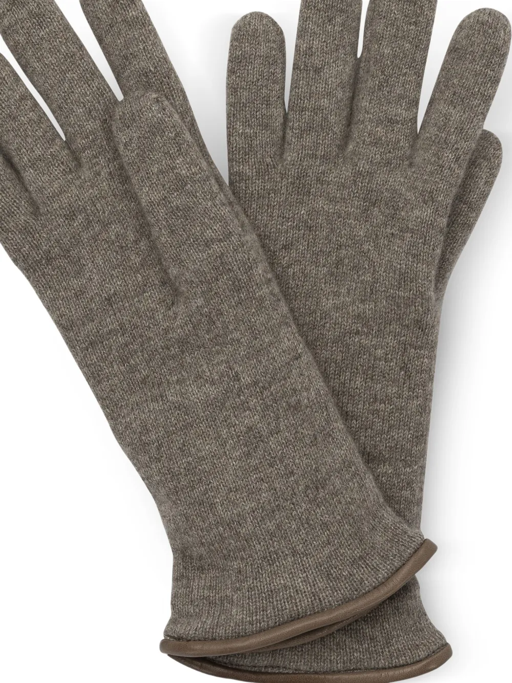 Restelli cuffed cashmere gloves | Image 2